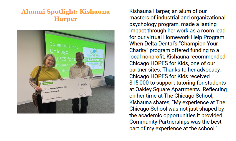 Alumni Spotlight - Alum Kishauna Harper highlight